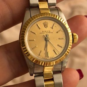 Rolex Oyster Perpetual 2 tone Automatic